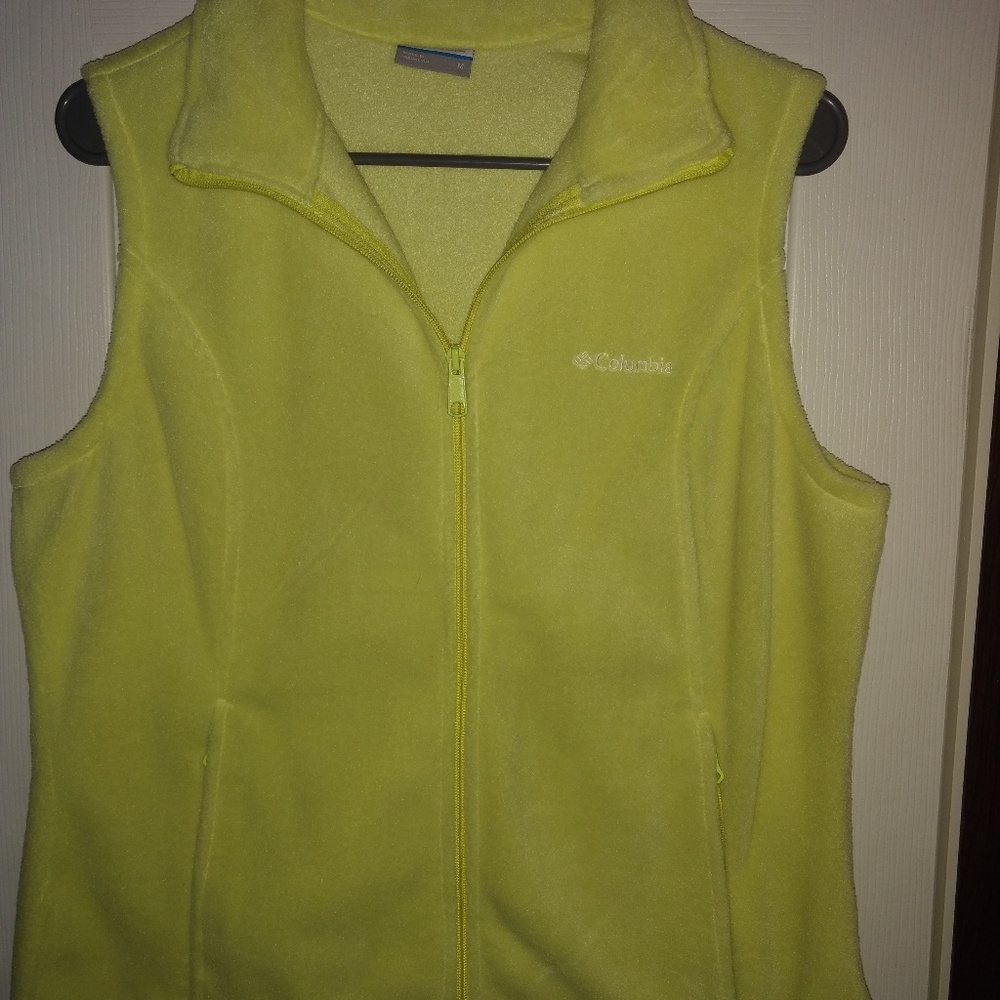 Columbia Fleece Zip Front Vest